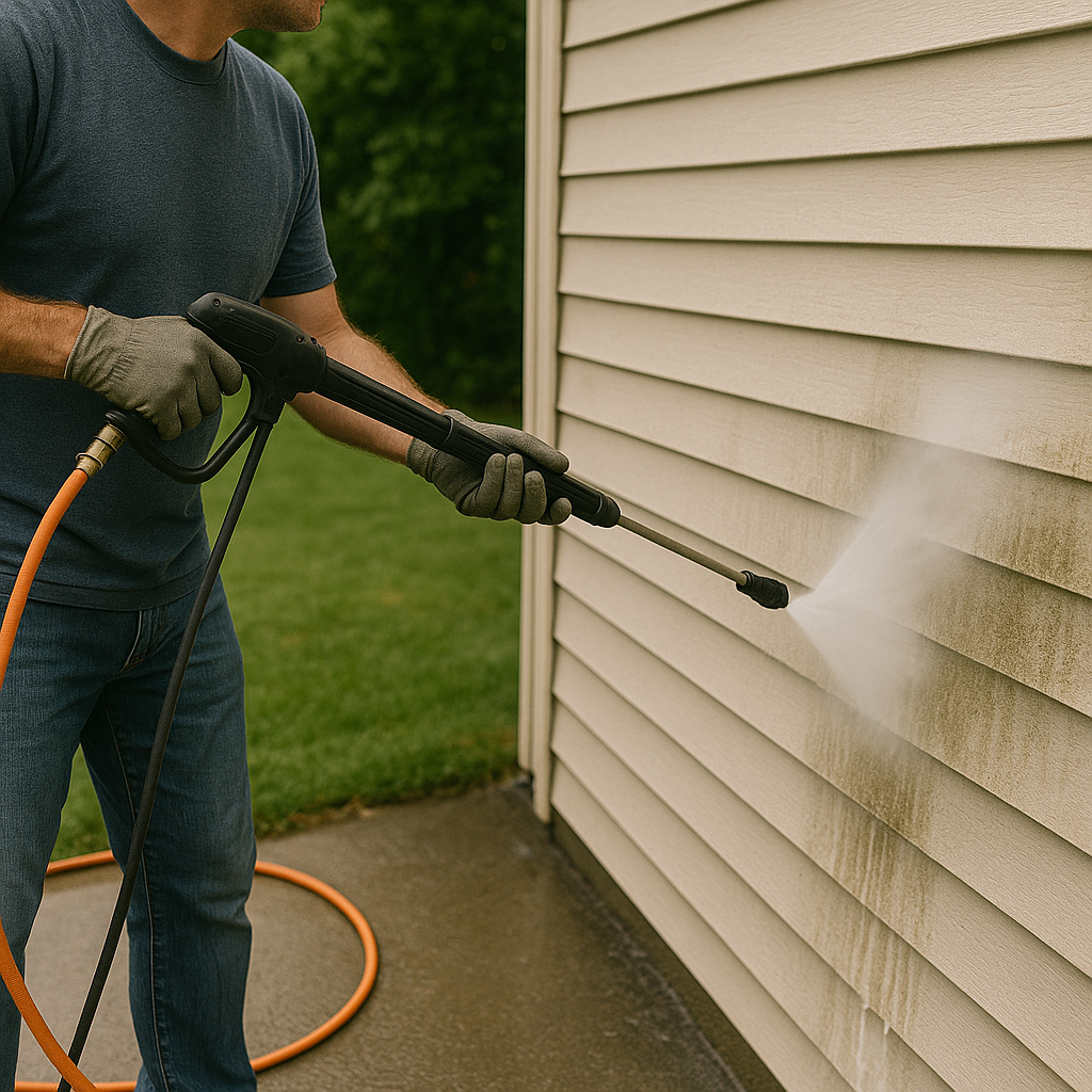 Power Washing & Pressure Cleaning - Professional landscaping service by Clear View Landscaping in Rhode Island and Connecticut